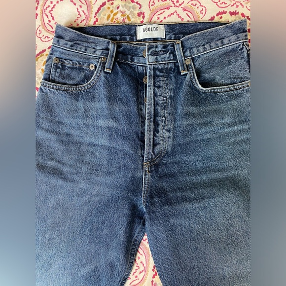 Agolde 90s Pinch Waist Straight Leg Jeans in Portrait - Picture 4 of 6